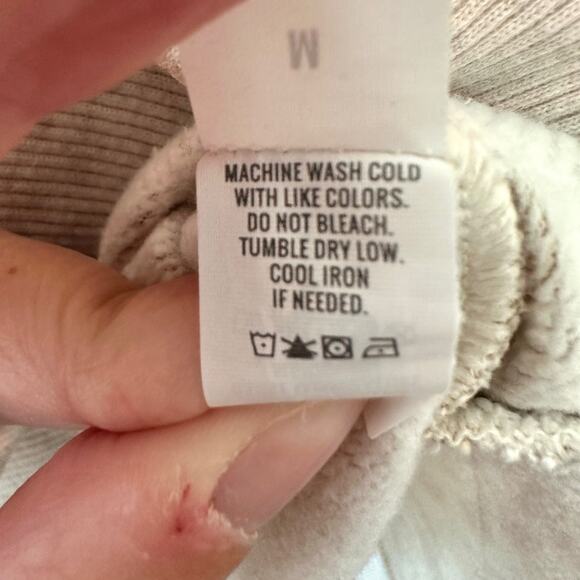 AERIE | Leopard Print Sweatshirt Tan Pink Pullover Cozy Animal Print | Medium - Picture 7 of 7